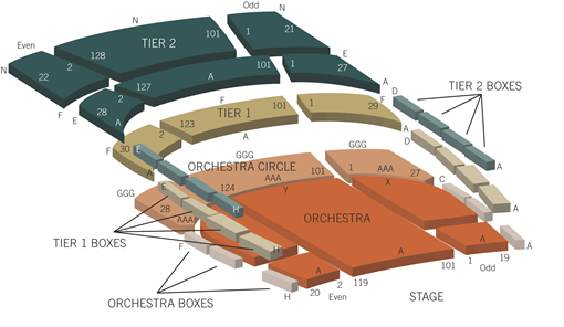 Holland Center Seating Chart