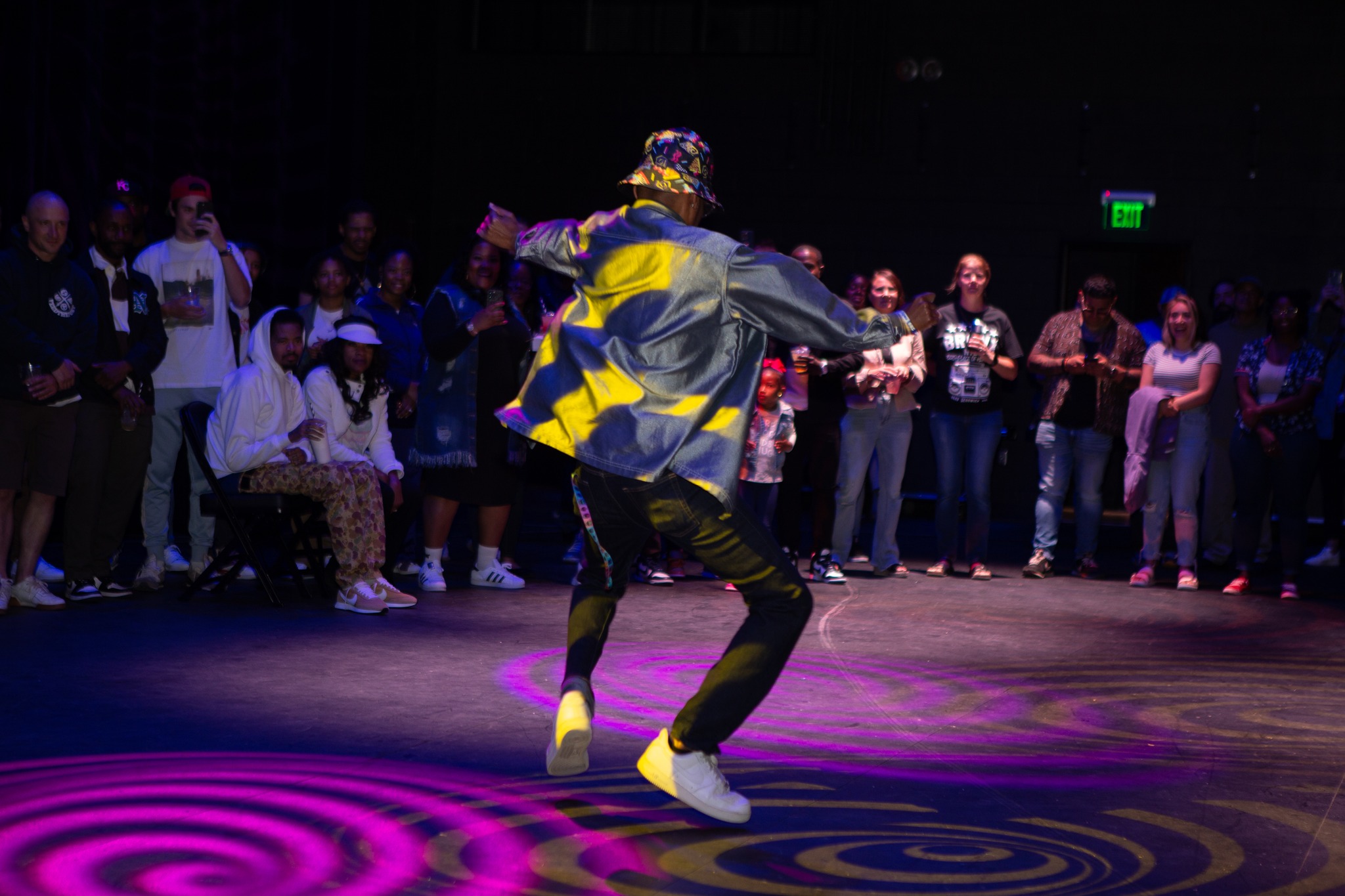 dancer on stage in dance battle royale